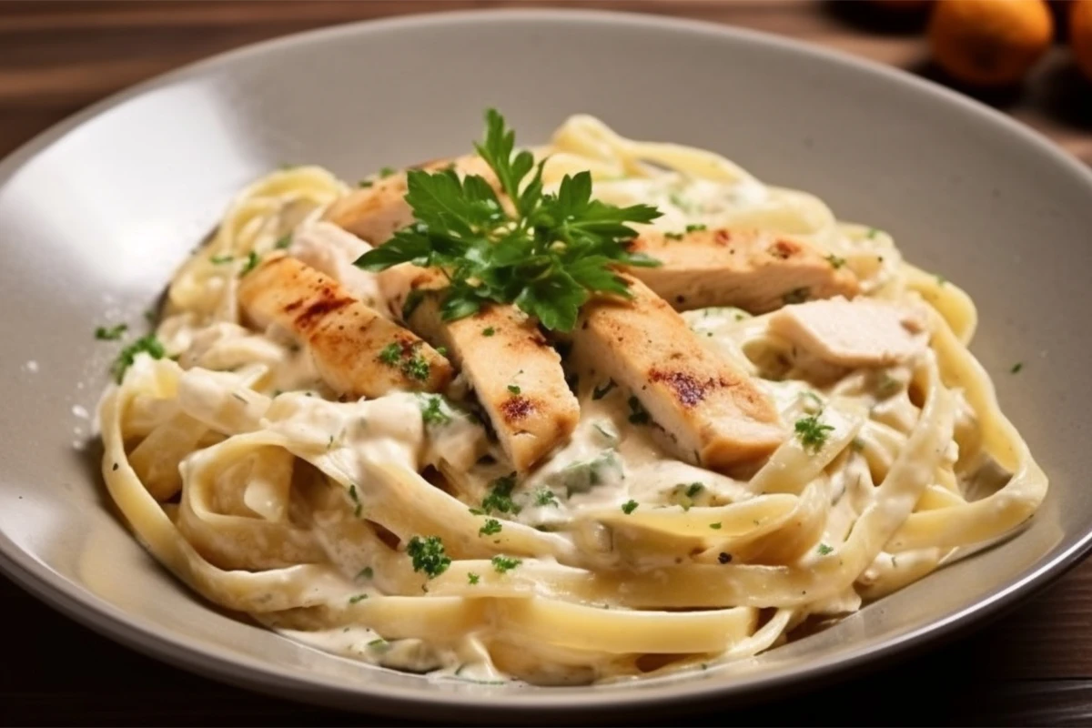 Garlic Parmesan Chicken Pasta