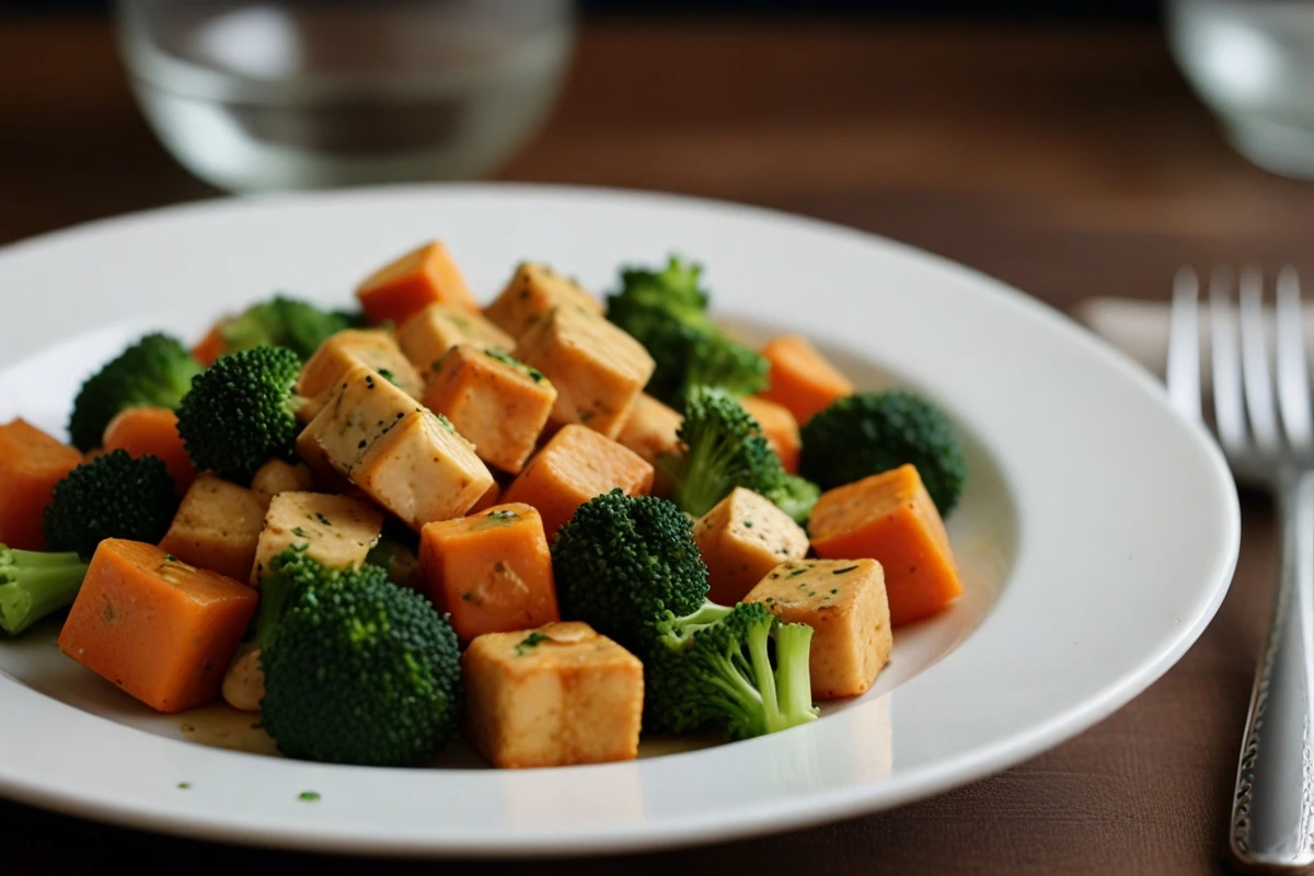 vegan chickpea tofu