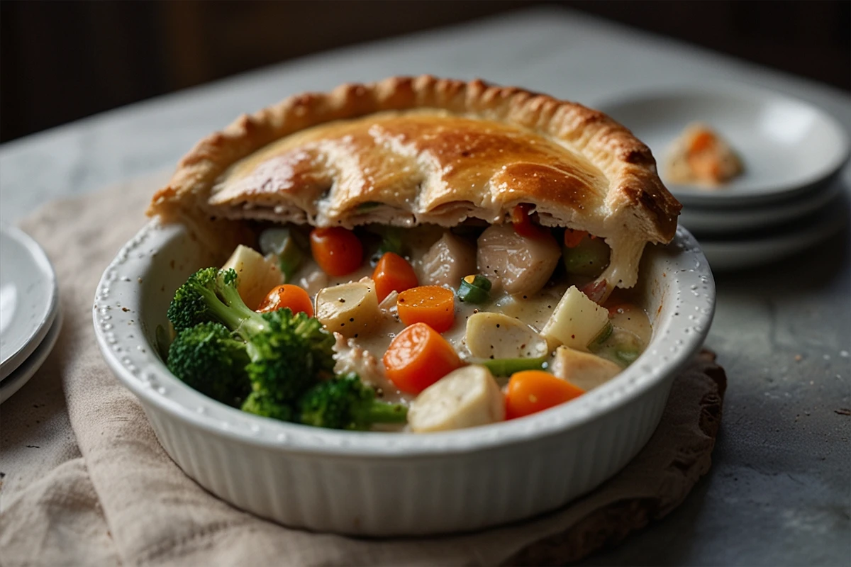 Chicken Pot Pie in Slow Cooker

