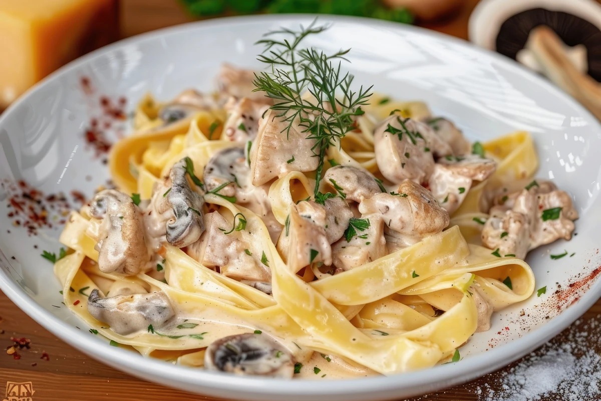 Garlic Parmesan Chicken Pasta