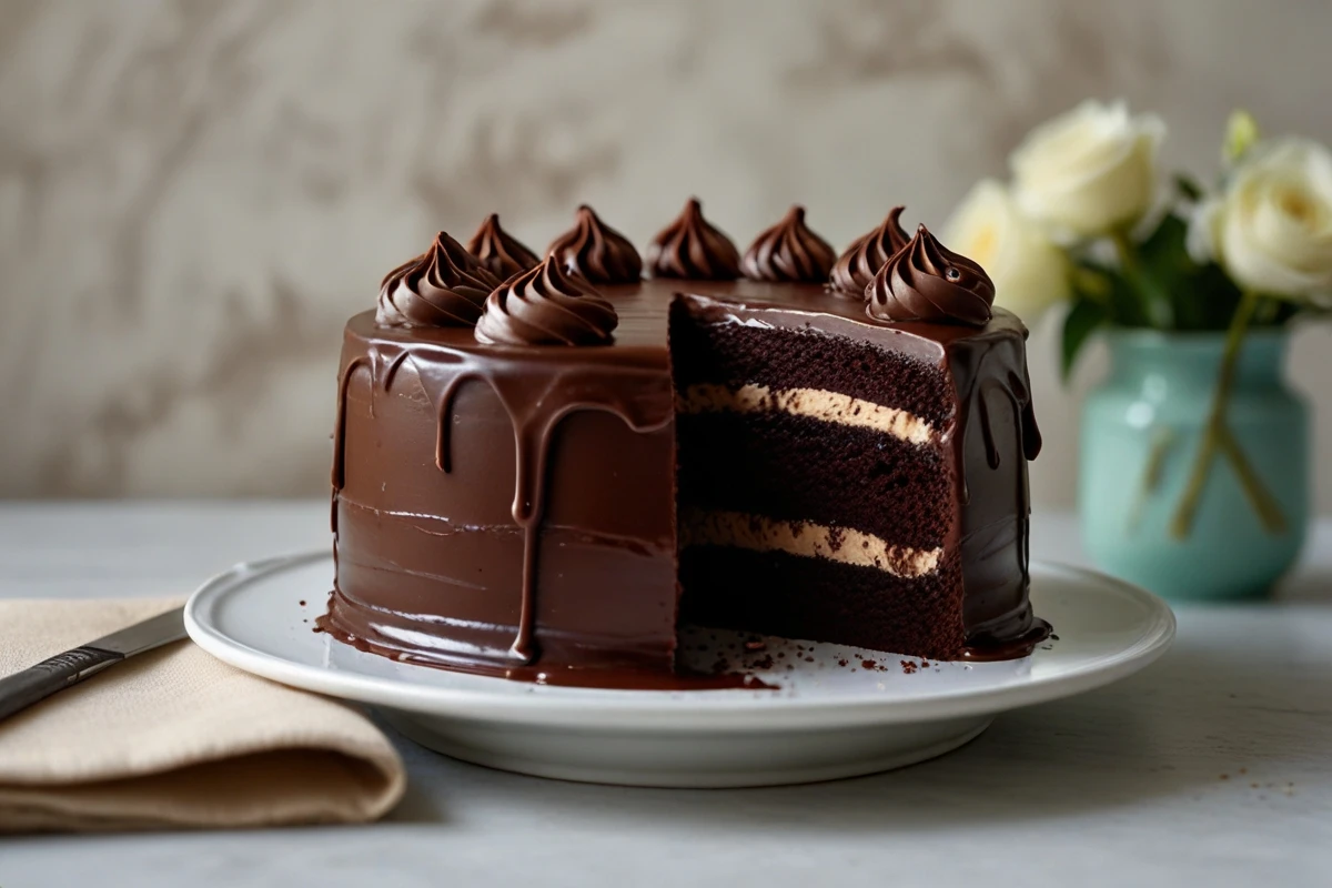 Movie-inspired chocolate cake