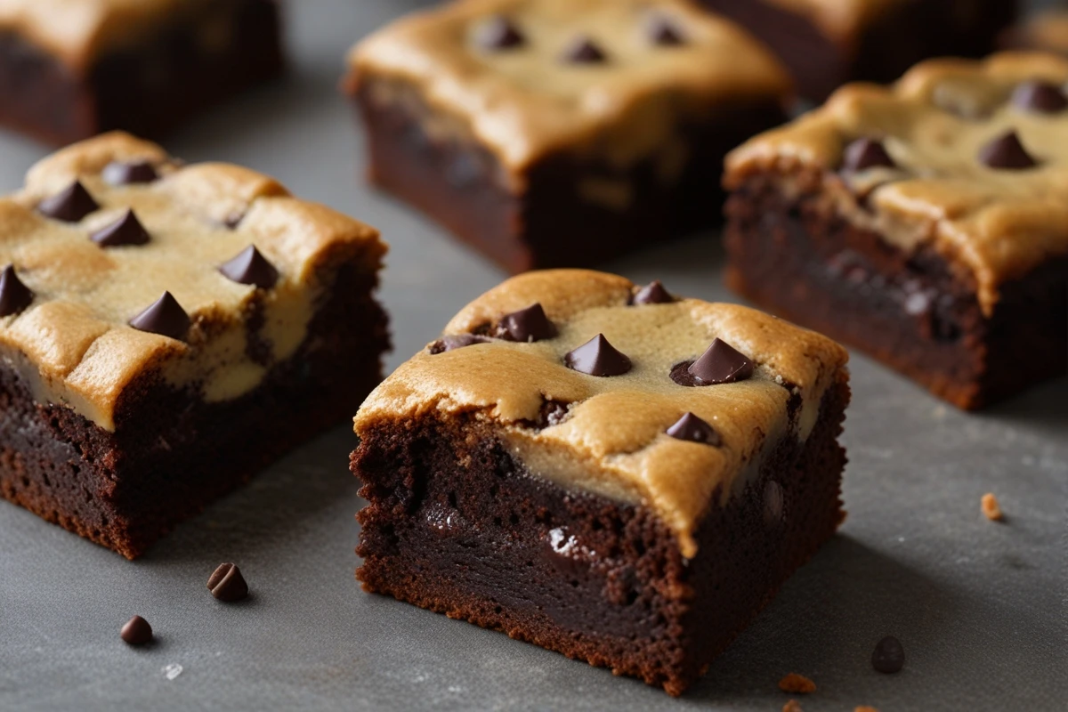 Cookie brownie hybrid