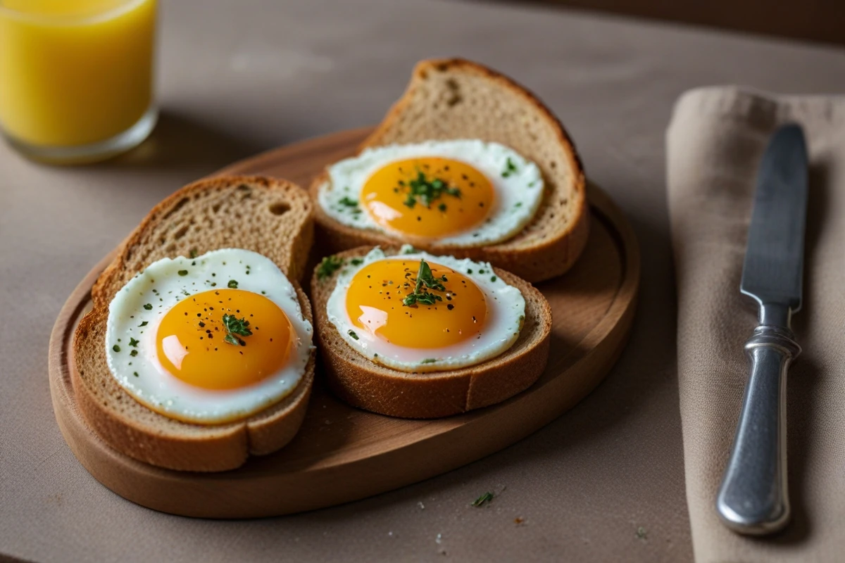 cooking over medium eggs