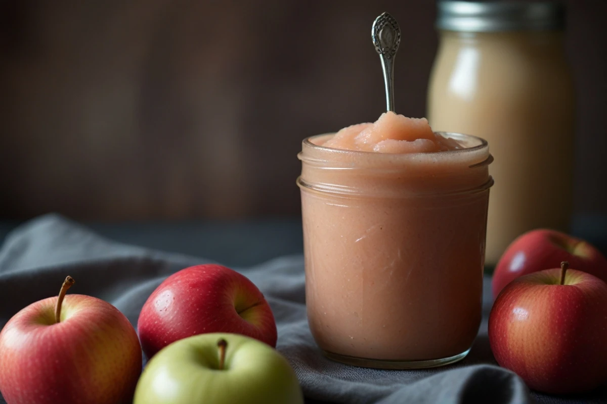 Flavored applesauce