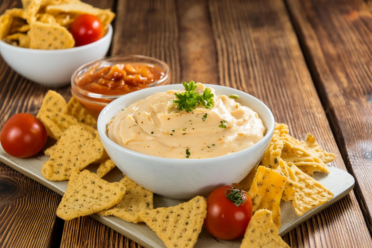 Spicy cheese dip recipe