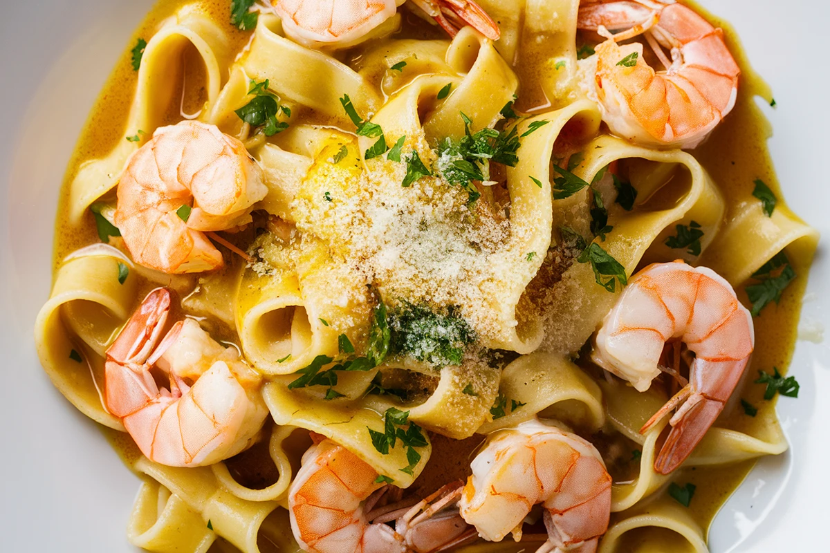 Seafood Pappardelle