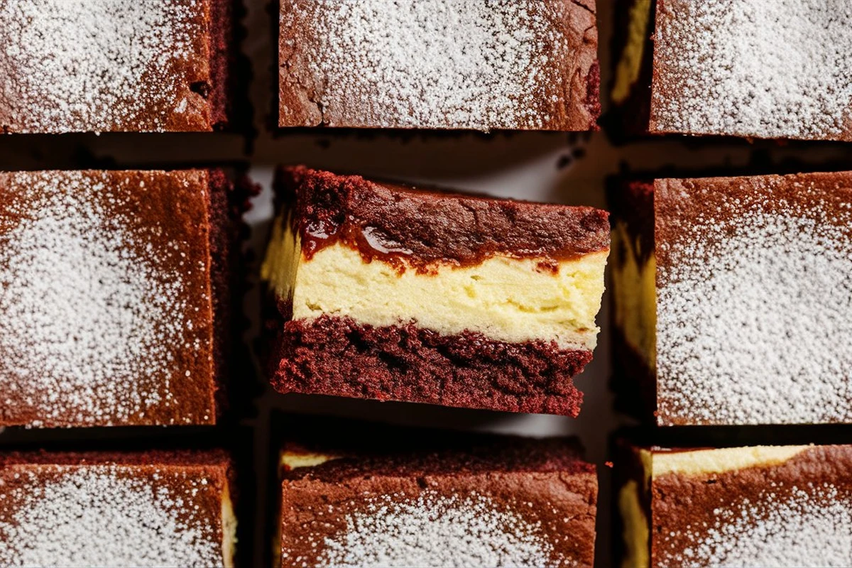 decadent layered brownies