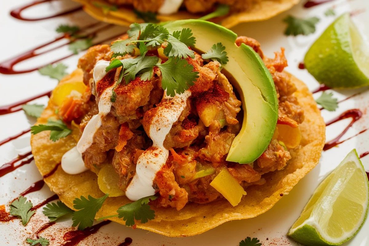 Chicken Tinga Tostadas