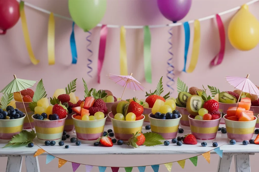 Party fruit cups