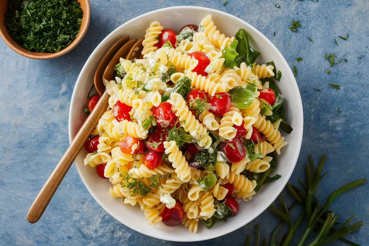 Capellini salad