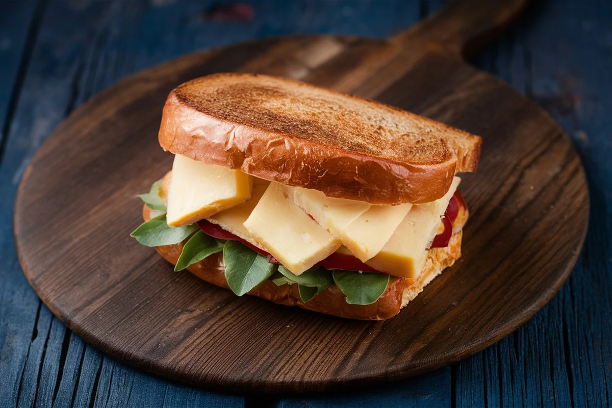 Swiss raclette sandwich