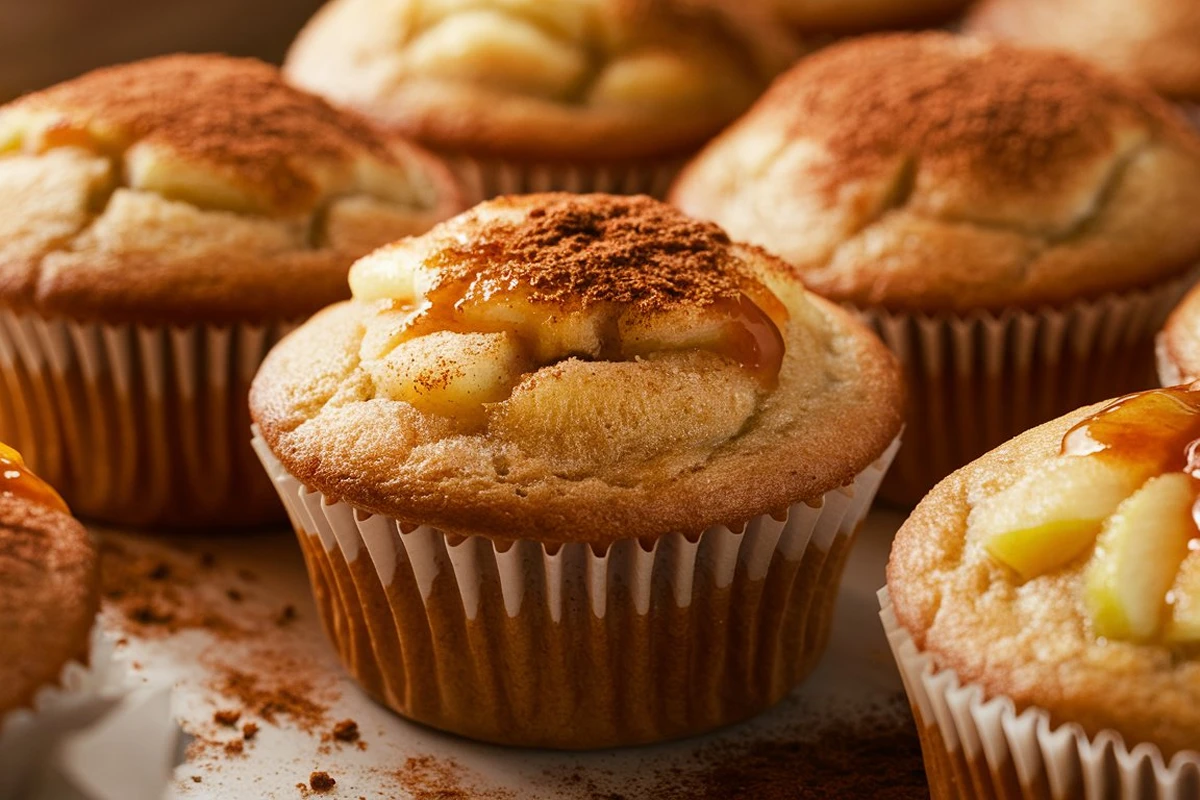 spiced applesauce muffins