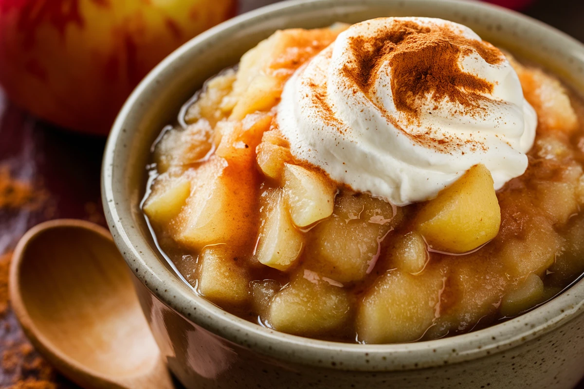 Apple cinnamon sauce