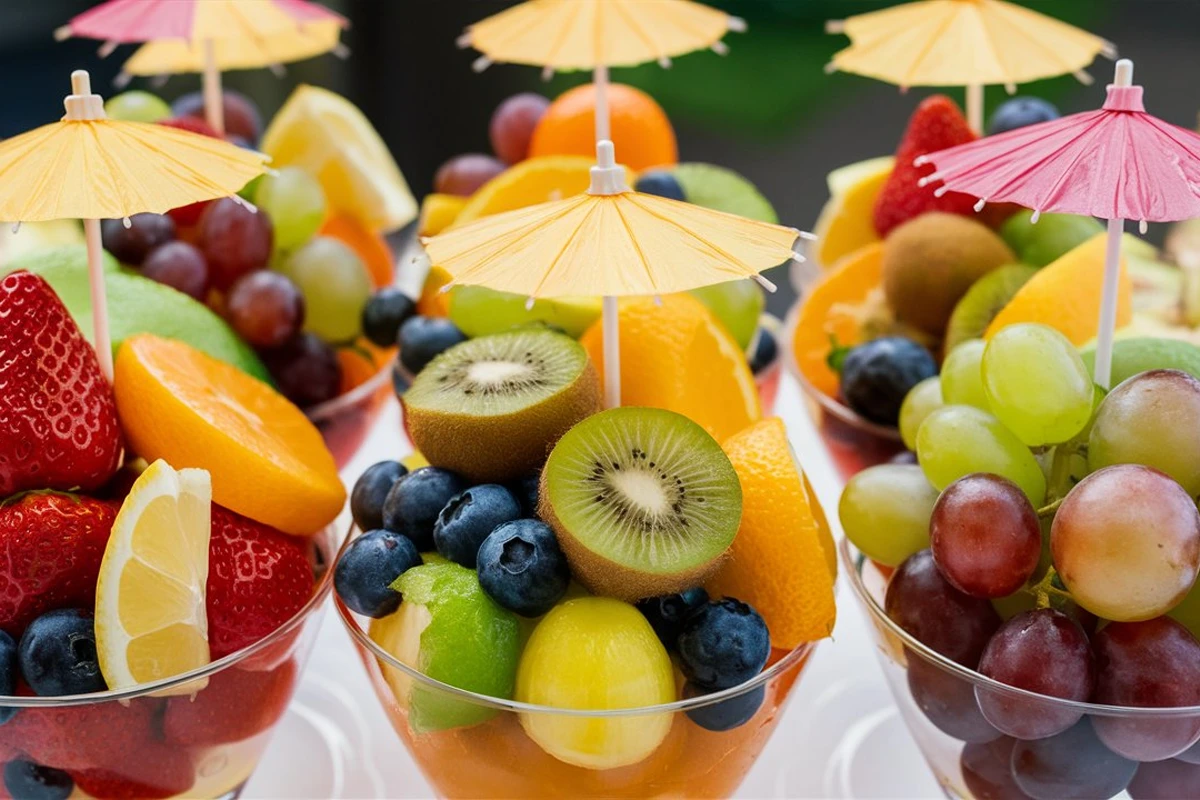 Healthy fruit cups