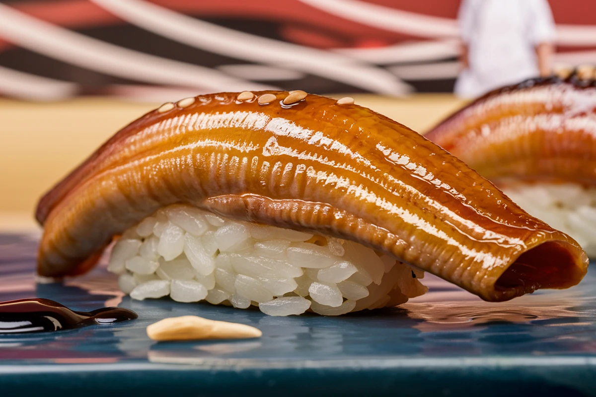 sushi with eel